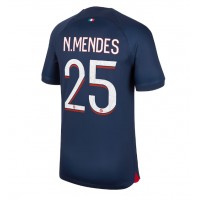 Paris Saint-Germain Nuno Mendes #25 Replica Home Shirt 2023-24 Short Sleeve